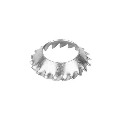 Tandveerring met buitenvertanding t.b.v. verzonkenkop - DIN 6798-V - Staal Elektrolytisch Verzinkt