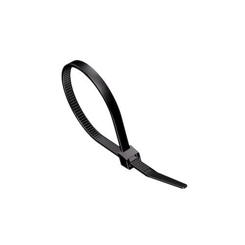 Kabelbundelband voet, zelfklevend, zwart - VF 82540 - Kunststof - Zwart