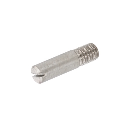 Stelschroef met zaagsnede, afschuining - ISO 4766 - Staal Onbehandeld - 14-H